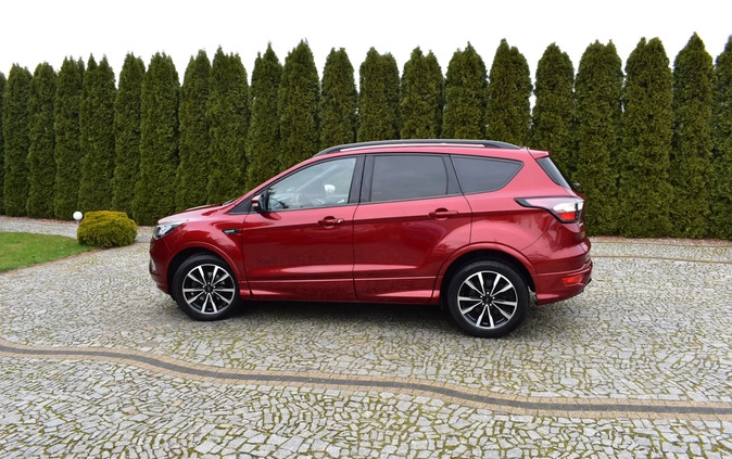 Ford Kuga cena 73500 przebieg: 125321, rok produkcji 2018 z Barcin małe 781